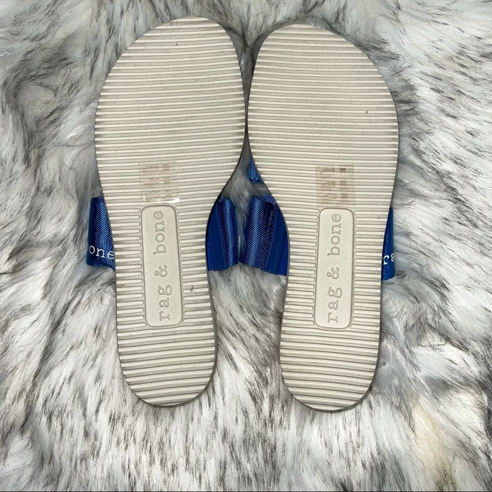 New Rag and Bone Mila slide sandal blue NWOT - Picture 7 of 7